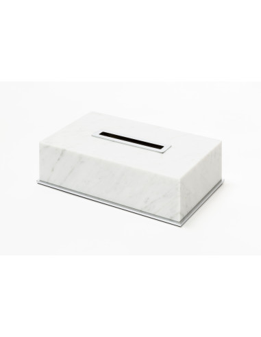 Positano marble rectangular tissue